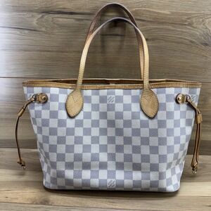 Louis Vuitton Neverfull Damier Azur Tote PM Small